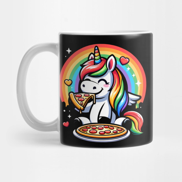 Pizza Unicorn Lover, Love Eating Pizza by logiamerch