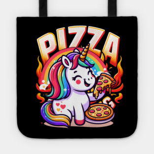 Pizza Unicorn Lover, Love Eating Pizza Tote