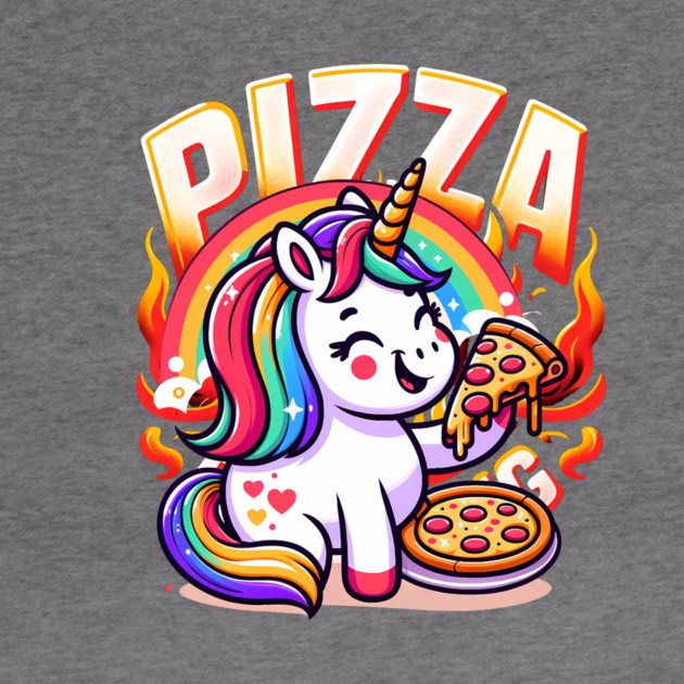 Pizza Unicorn Lover, Love Eating Pizza by logiamerch
