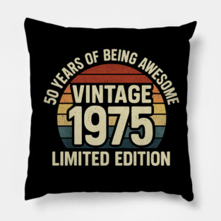 50th-birthday Pillow