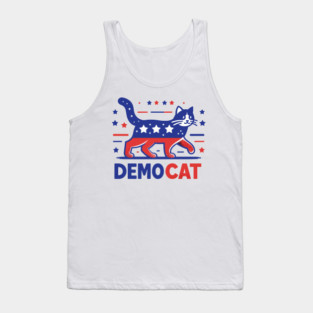 Democat - Cat Ladies For Kamala Harris Tank Top