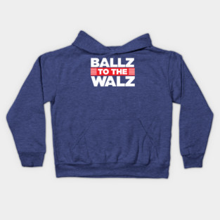 Ballz to the Walz Kids Hoodie