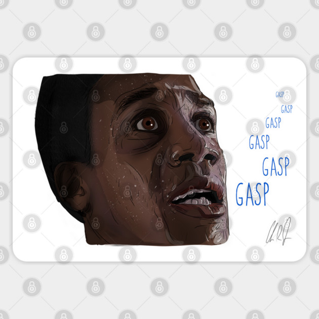 T2: Dyson Gasps Sticker by 51Deesigns
