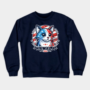 Kamala 2024 /// Cat Ladies For Harris Crewneck Sweatshirt