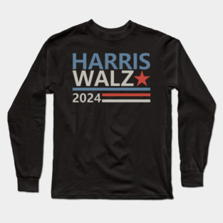 Harris-Walz-2024 Long Sleeve T-Shirt