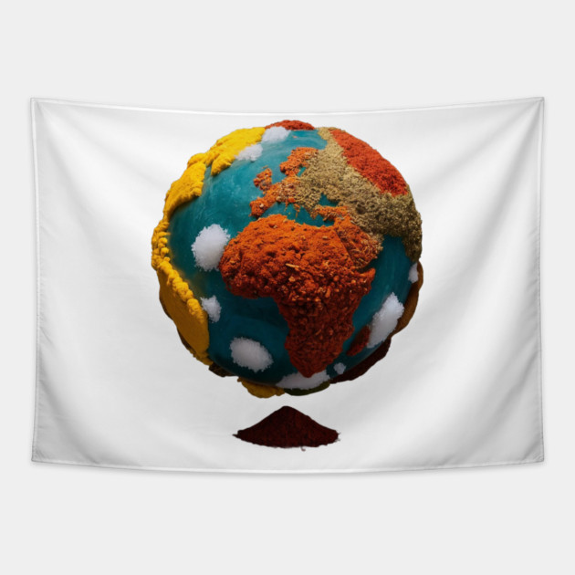 Various Colors and Textures Representation of Earth Tapestry by animegirlnft