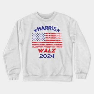 Harris Walz USA Crewneck Sweatshirt