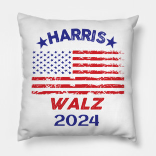 Harris Walz USA Pillow
