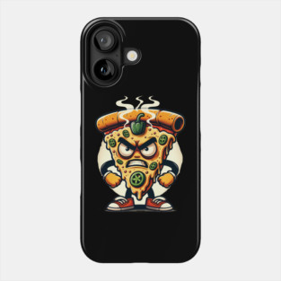 Funny Spicy Angry Pizza Slice Phone Case