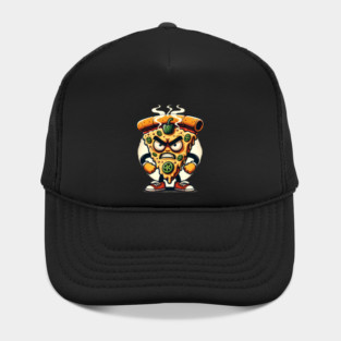 Funny Spicy Angry Pizza Slice Hat