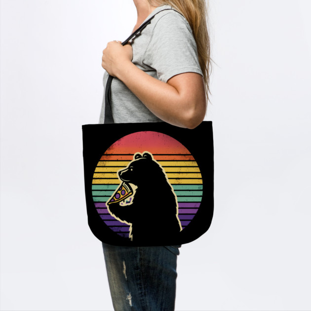 Bear Love Pizza, Retro Style, Pizza Lover by logiamerch