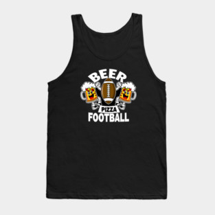 Funny Pizza and Beer Lover Tank Top