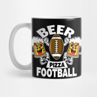 Funny Pizza and Beer Lover Mug
