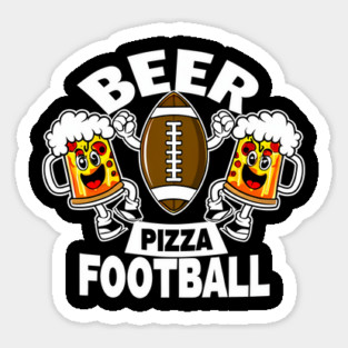 Funny Pizza and Beer Lover Magnet