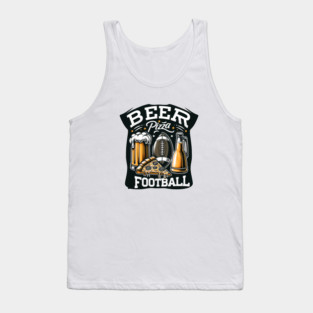 Funny Pizza and Beer Lover Tank Top