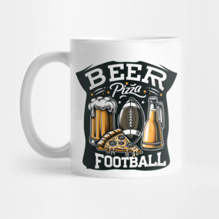Funny Pizza and Beer Lover Mug