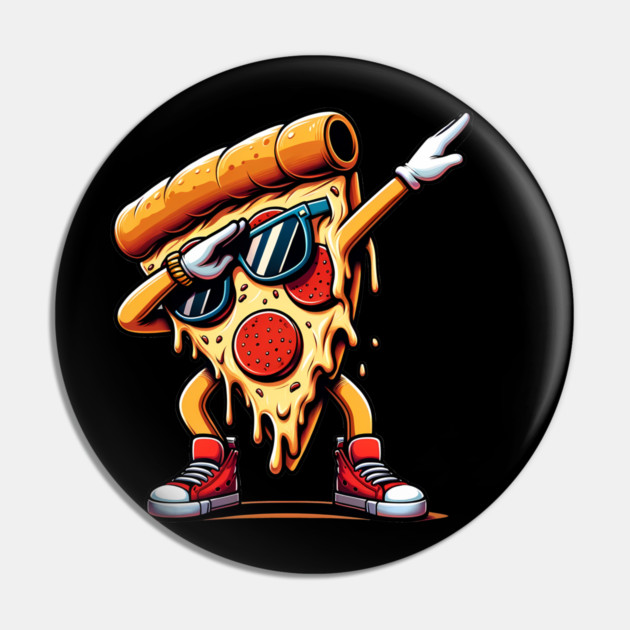 Funny Dabbing Pizza, Dancing Pizza Pose Pin by logiamerch