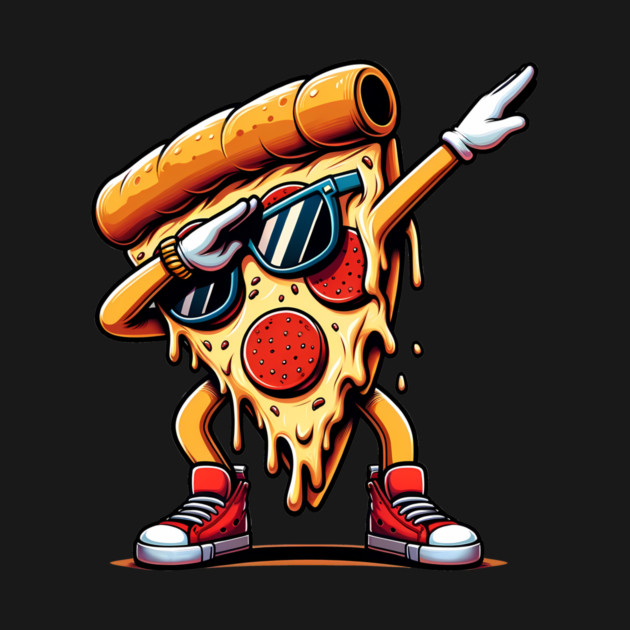 Funny Dabbing Pizza, Dancing Pizza Pose by logiamerch