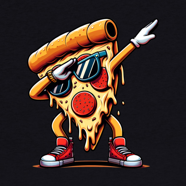 Funny Dabbing Pizza, Dancing Pizza Pose by logiamerch