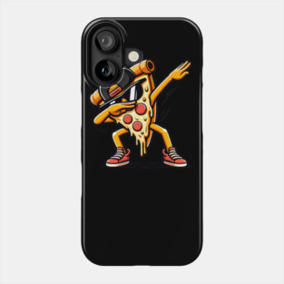 Funny Dabbing Pizza, Dancing Pizza Pose Phone Case