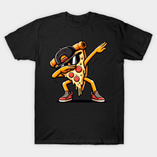 Funny Dabbing Pizza, Dancing Pizza Pose T-Shirt