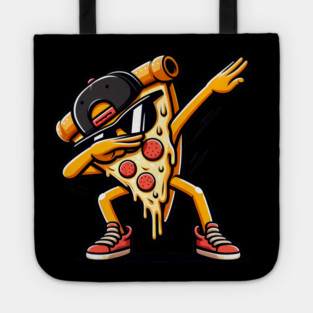 Funny Dabbing Pizza, Dancing Pizza Pose Tote