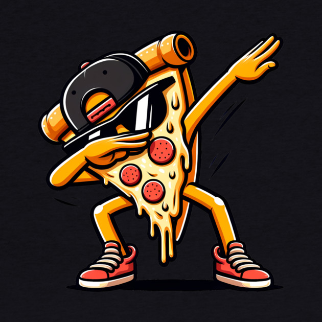 Funny Dabbing Pizza, Dancing Pizza Pose by logiamerch