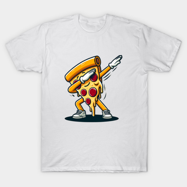Funny Dabbing Pizza, Dancing Pizza Pose T-Shirt by logiamerch