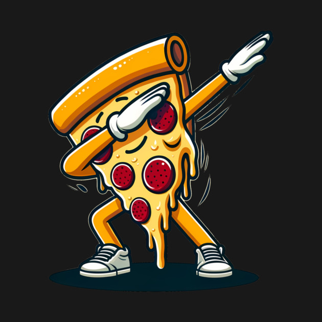 Funny Dabbing Pizza, Dancing Pizza Pose by logiamerch