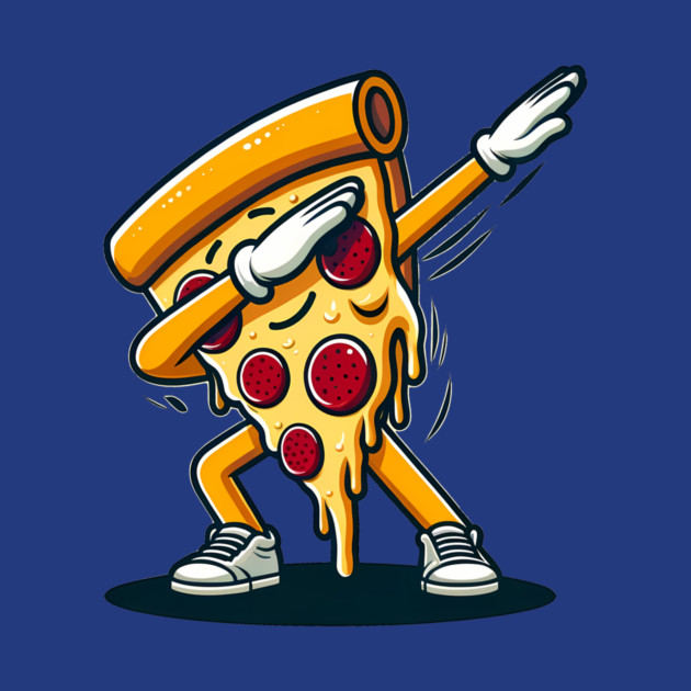 Funny Dabbing Pizza, Dancing Pizza Pose by logiamerch