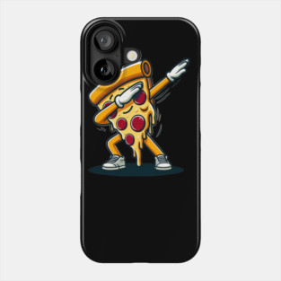Funny Dabbing Pizza, Dancing Pizza Pose Phone Case