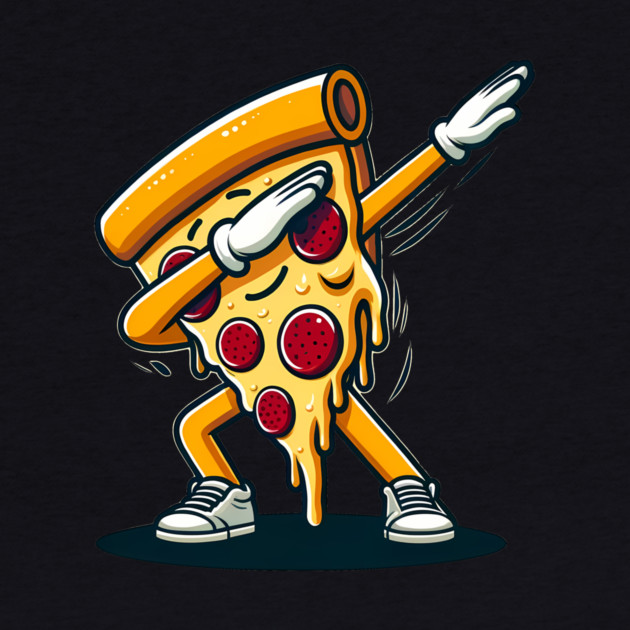 Funny Dabbing Pizza, Dancing Pizza Pose by logiamerch