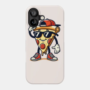 Funny Dabbing Pizza, Dancing Pizza Pose Phone Case