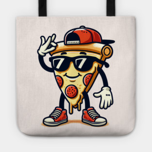 Funny Dabbing Pizza, Dancing Pizza Pose Tote