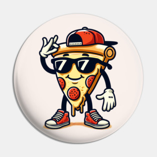 Funny Dabbing Pizza, Dancing Pizza Pose Pin