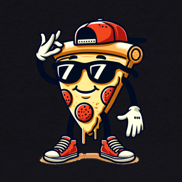 Funny Dabbing Pizza, Dancing Pizza Pose by logiamerch
