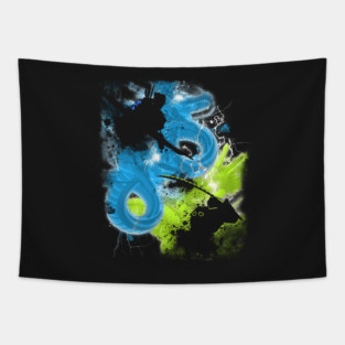 The power of dragons Tapestry