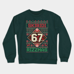 Skibidi-67-Rizzmas Crewneck Sweatshirt