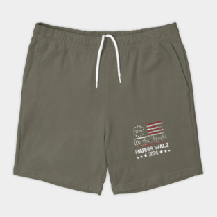 Harris Walz 2024 Kamala Harris Tim Walz American Flag Shorts
