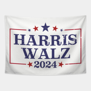 Harris Walz 2024 Tapestry