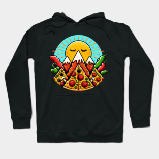 Funny Pizza Moutain Hoodie
