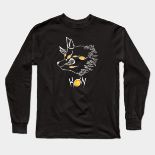 Kon the fox (white series) Long Sleeve T-Shirt