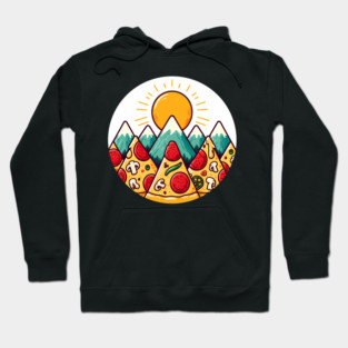Funny Pizza Moutain Hoodie