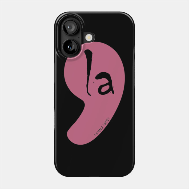 Kamala Harris Comma La Phone Case by The WYLD Tribe
