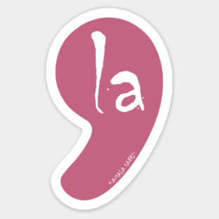 Kamala Harris Comma La Sticker