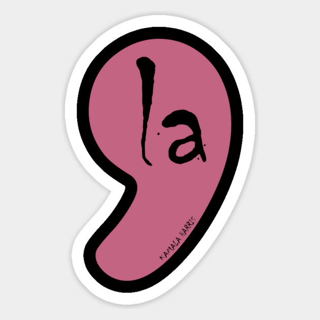 Kamala Harris Comma La Magnet by The WYLD Tribe