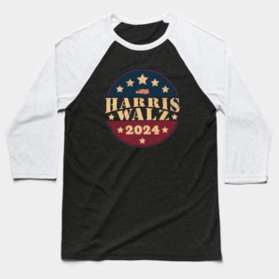 Harris Walz 2024-vintage Baseball T-Shirt
