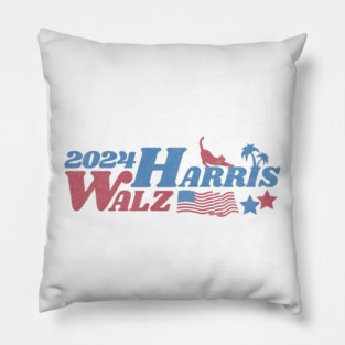 Harris Walz 2024 Pillow