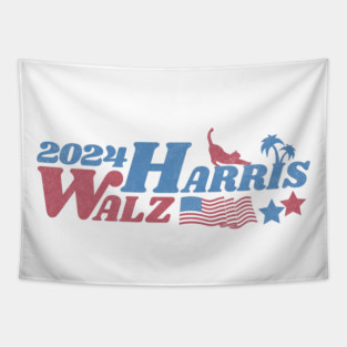 Harris Walz 2024 Tapestry