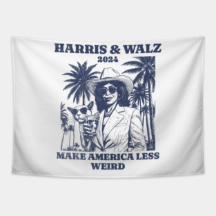 Harris Walz 2024 Tapestry